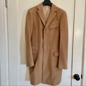 Banana Republic Black Label Cashmere Camel Topcoat